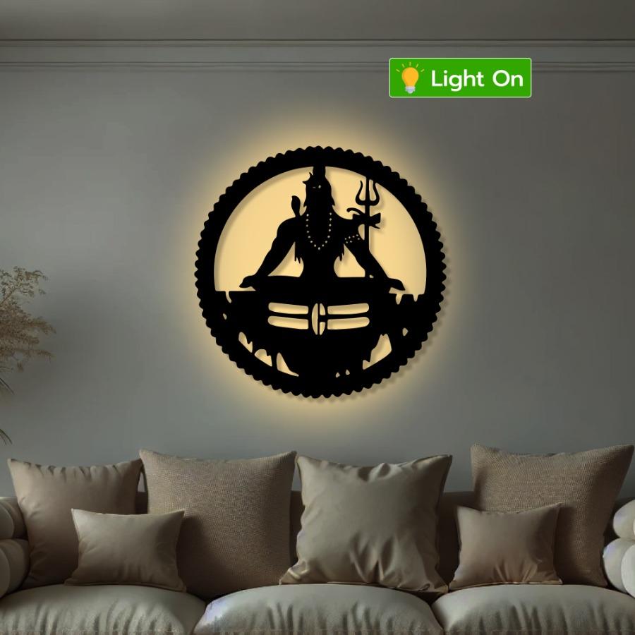 Lord Shiva Wall Art, Peaceful Decor | Spiritual Wall Decor
