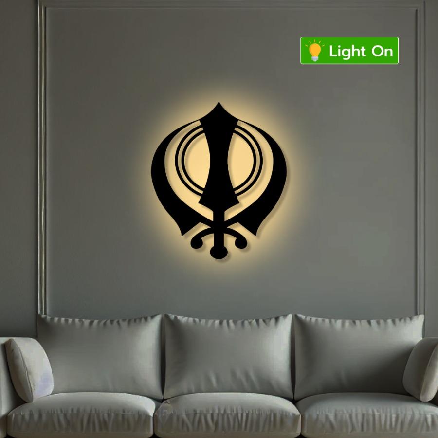 Khanda (Sikh Symbol) Metal Wall Art | Divine Sikh Heritage Decor
