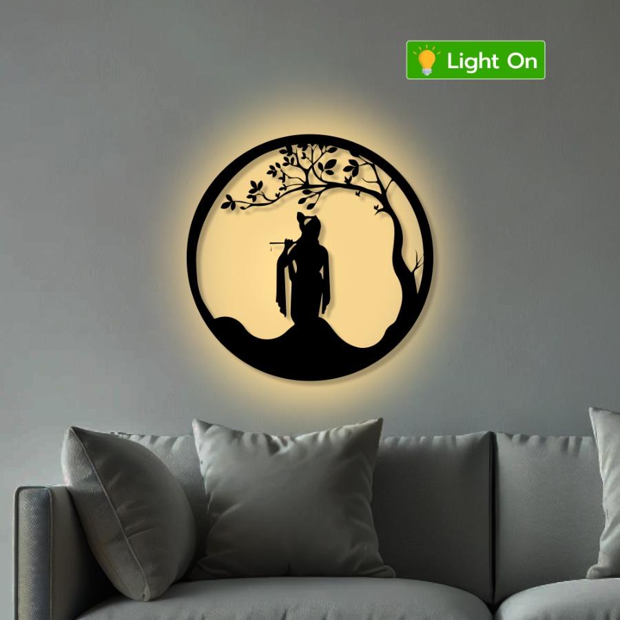 Lord Krishna Wall Art | Harmonious Spiritual Art