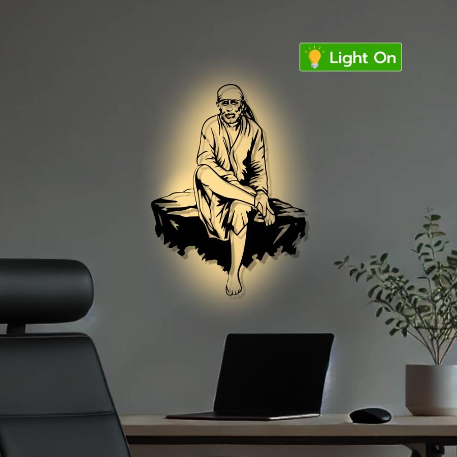 Sai Baba Wall Art | Serenity Wall Hanging