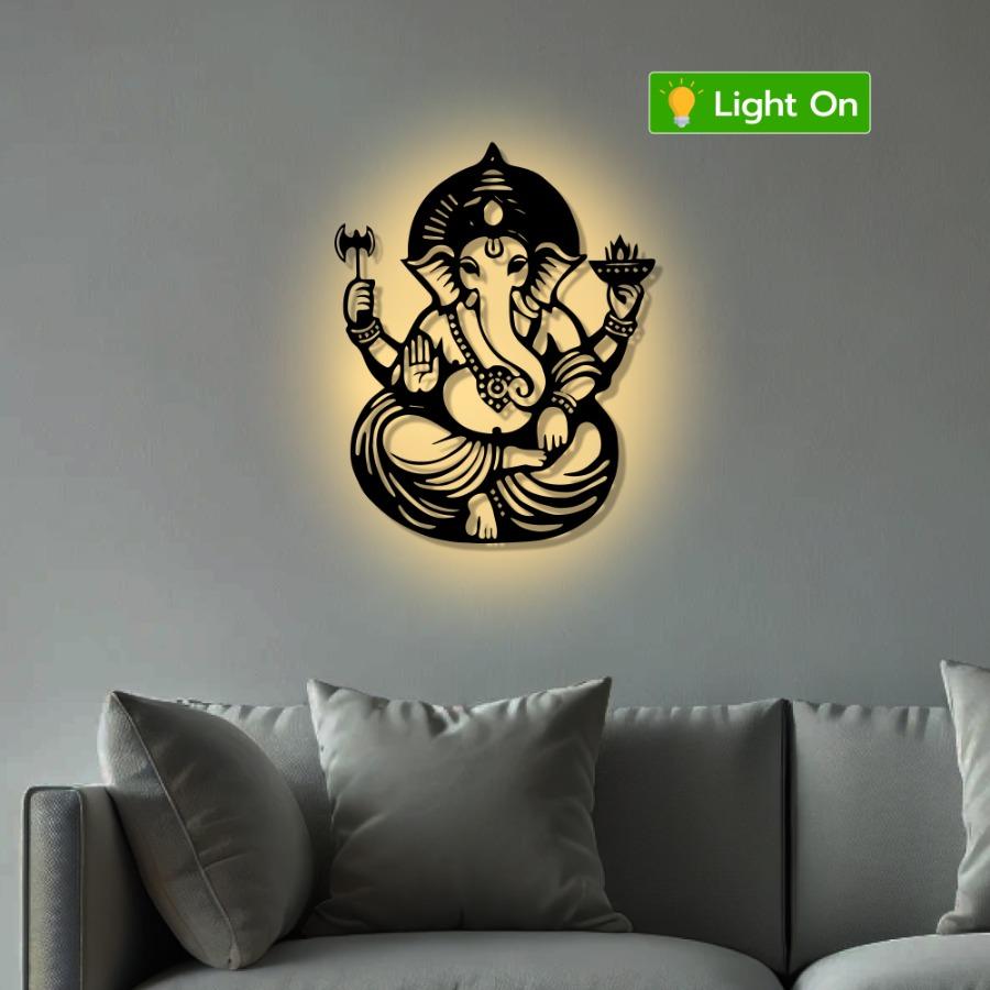 Ganpati Wall Art, Spiritual Wall Hanging| Ganpati Blessings Decor