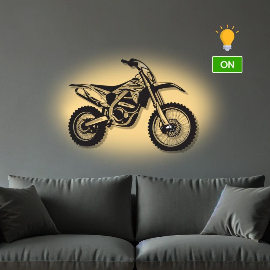 Quad King Silhouette Bike Wall Art