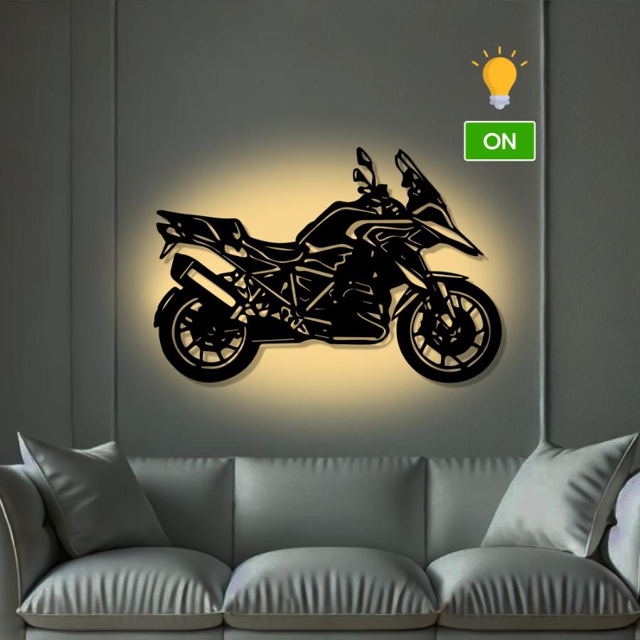 BMW GS Adventure Motorcycle, Metal Wall Art
