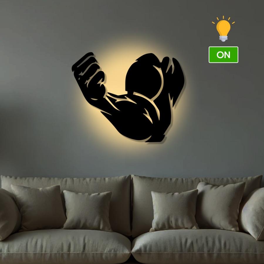 Bicep Metal Wall Art | Gym & Fitness Wall Decor