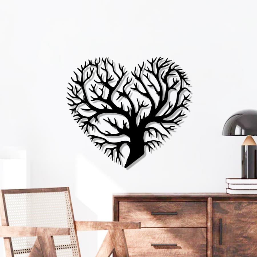 Metal Tree Wall Art, Large Tree Wall Art | Metal Wall Hanging