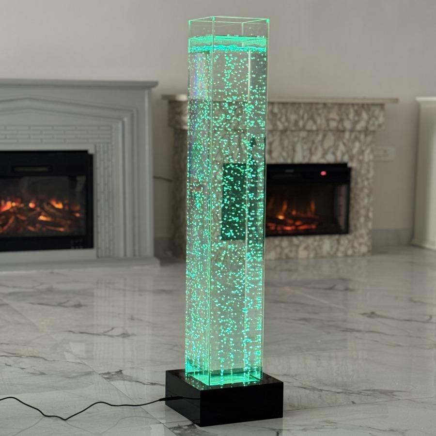 LED Water Bubble Tower – Single Piece (With Remote)