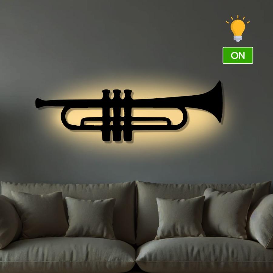 Trumpet Instrument Metal Wall Art - Wall Decoration | Wall Hanging