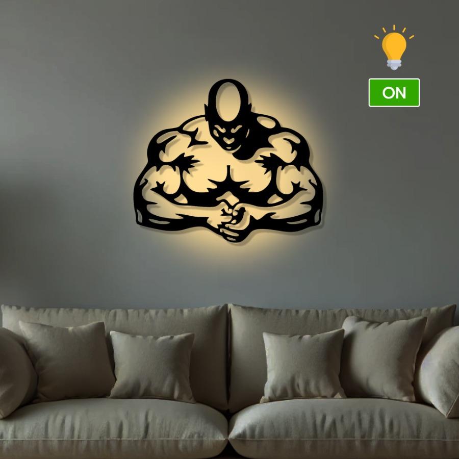 GYM Bodybuilder Metal Wall Art | Bodybuilder Pose Wall Decor