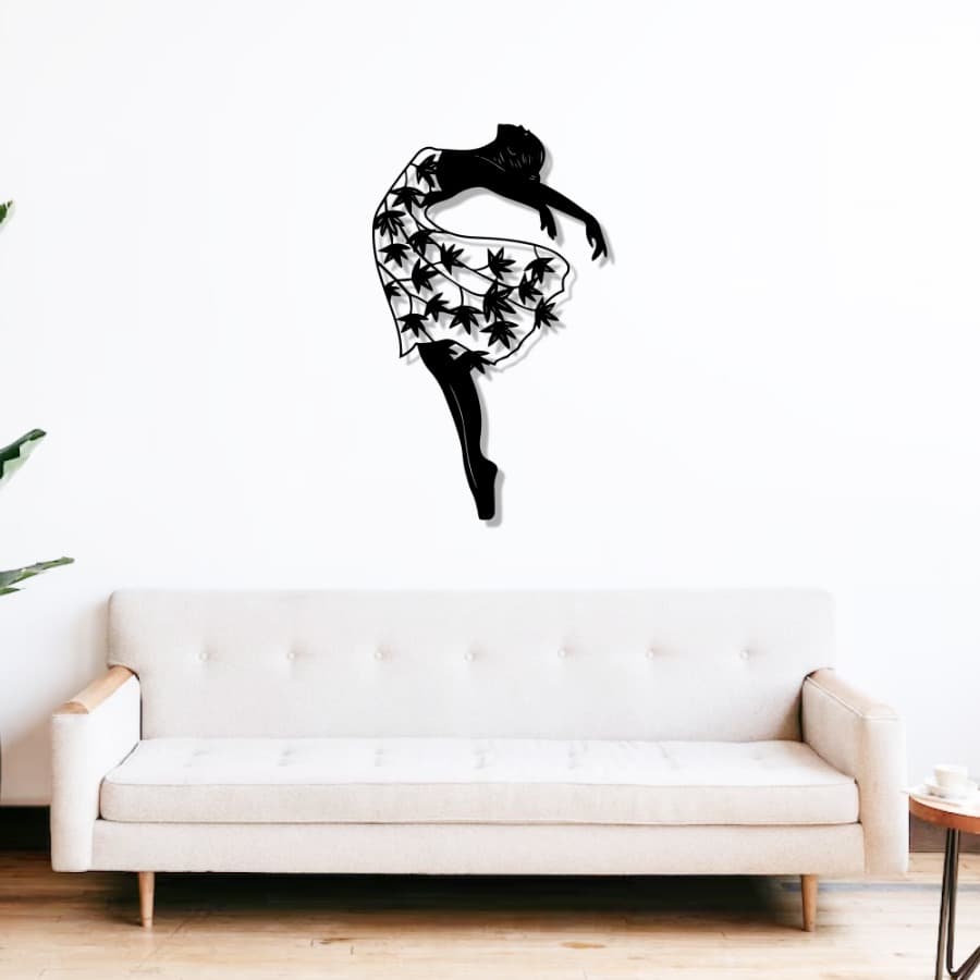 Dancing Girl Metal Wall Art | Wall Decor Hanging