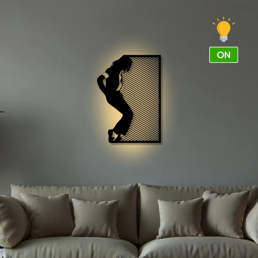 Dancing Step Metal Wall Art | Wall Decor Hanging