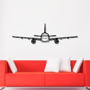 Airbus A320 Front Metal - Aircraft Wall Art