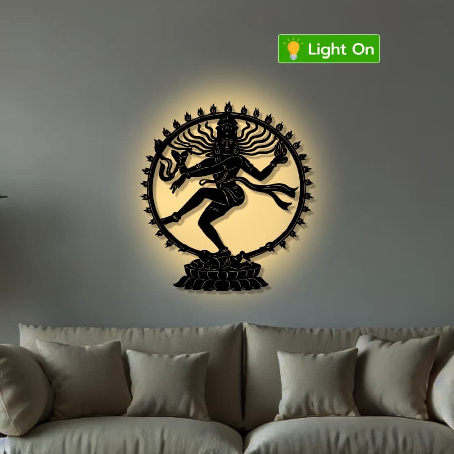 Natraj Wall Art, Peaceful Decor | Spiritual Wall Decor