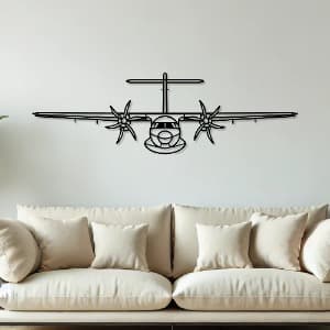 72-600 Metal Aircraft Wall Art - Aviation Decor