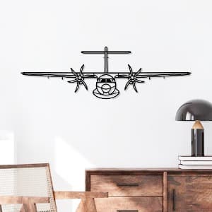 72-600 Metal Aircraft Wall Art - Aviation Decor thumbnail 2