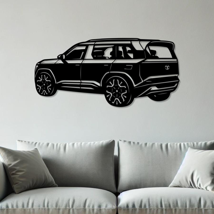 Tata Sierra Car Metal Wall Art- Wall Hanging