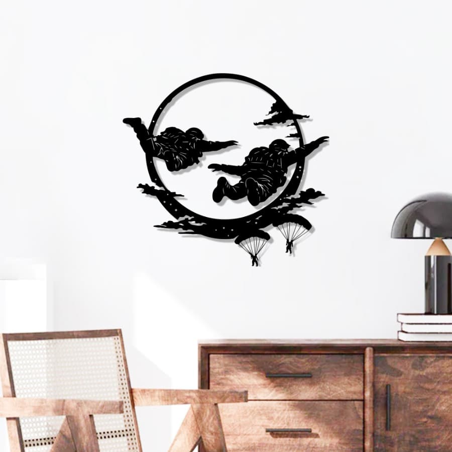 Para Troopers Metal Wall Art | Military Decor