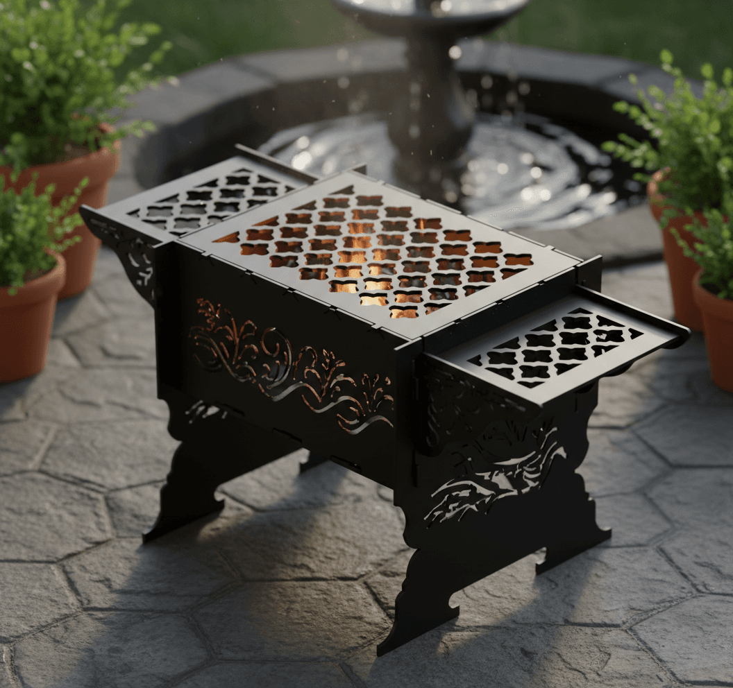 JaliDragon Portable | Collapsible Fire Pit - Precision Crafted
