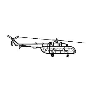 MIL MI-8MT Aircraft Metal Wall Art thumbnail 2