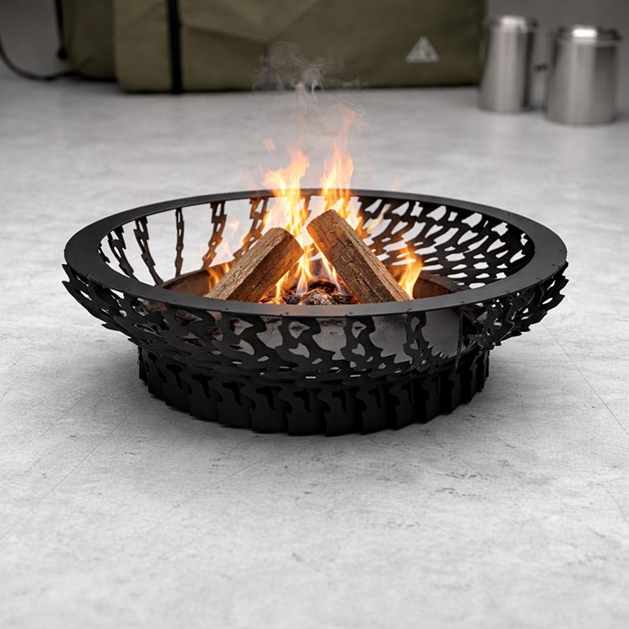 TreadWeave Fire Pit - Artisan Crafted