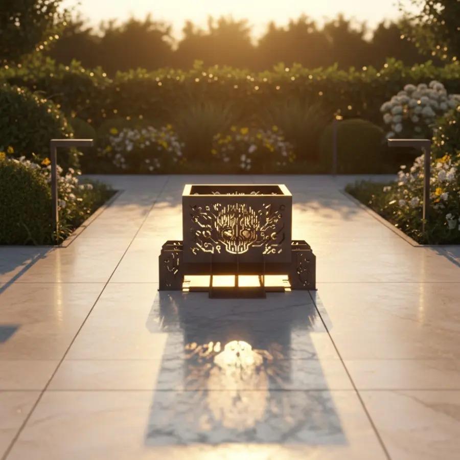 Cyber Punk Fire Pit - Artisan Crafted