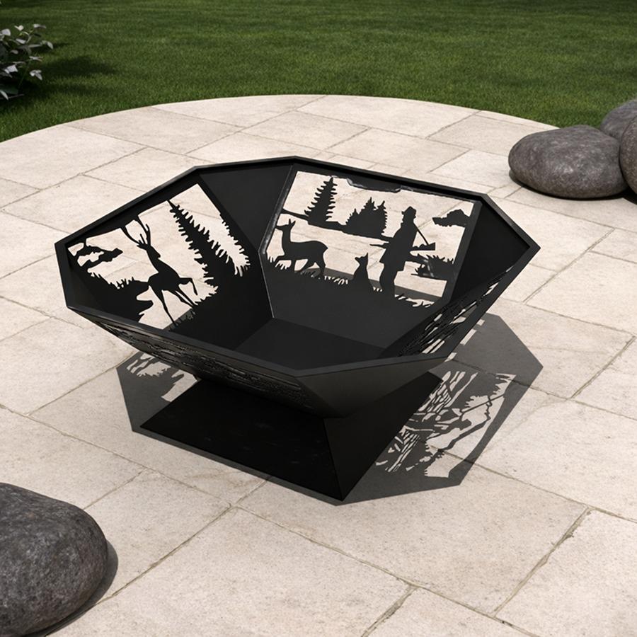 Octagonal Nature Fire Pit | Artisan Crafted