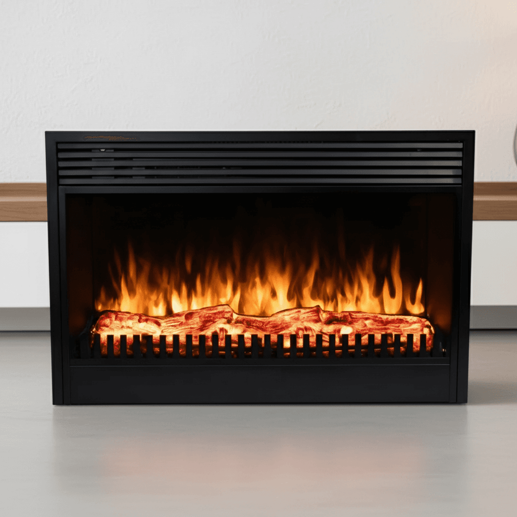 Electric Fireplace with Remote, No Heat