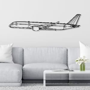 A350 Aircraft Metal Wall Art - Wall Hanging Decor