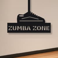 Zumba Zone Headphones Metal Wall Art thumbnail 4