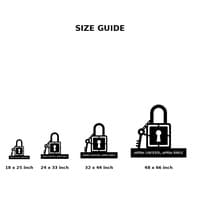 Apna Locker Padlock Metal Wall Art thumbnail 5