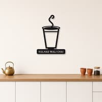Kulhad Wali Chai Metal Wall Art thumbnail 3