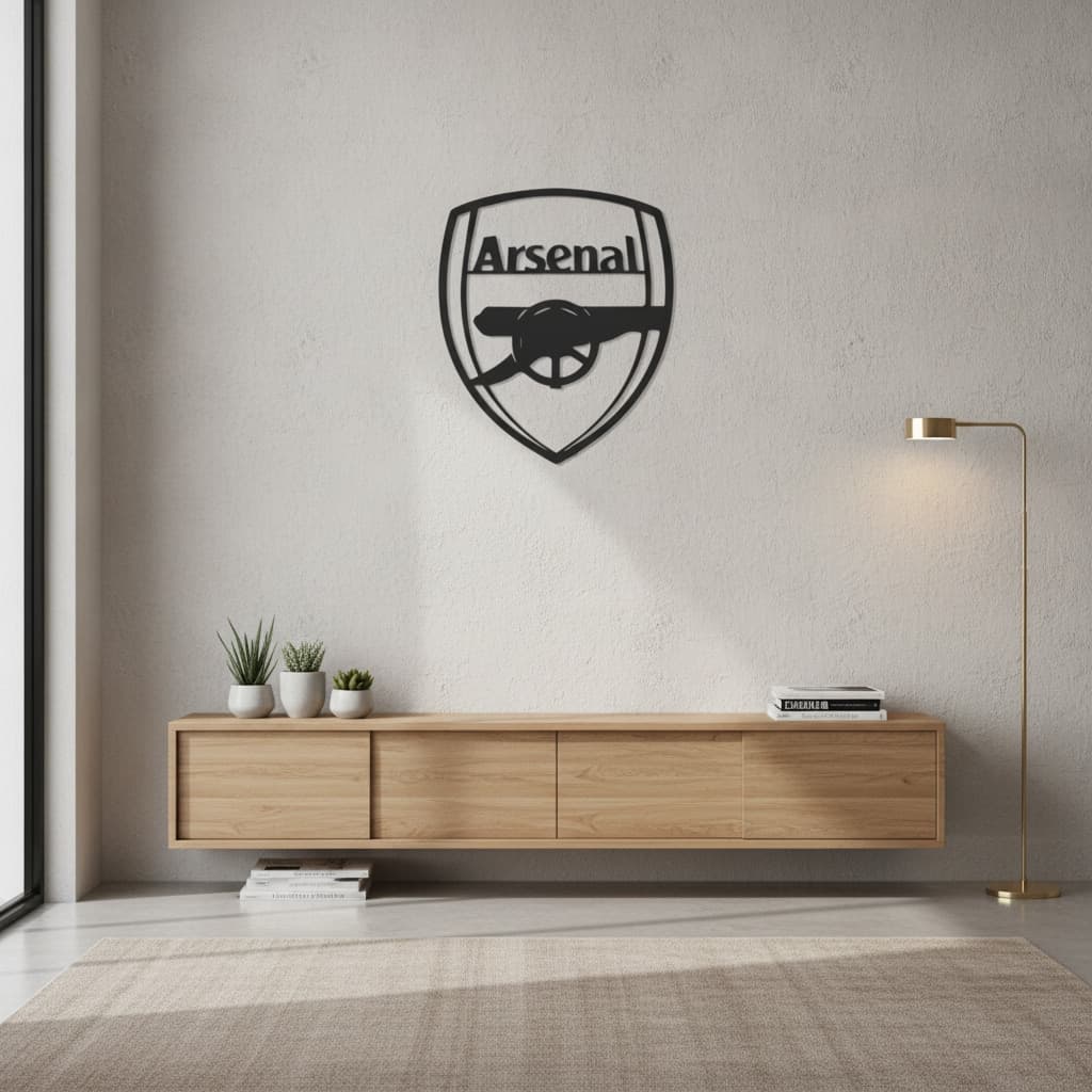 Arsenal Logo Metal Wall Decor – Premium Indoor Art by The India Decor thumbnail 3