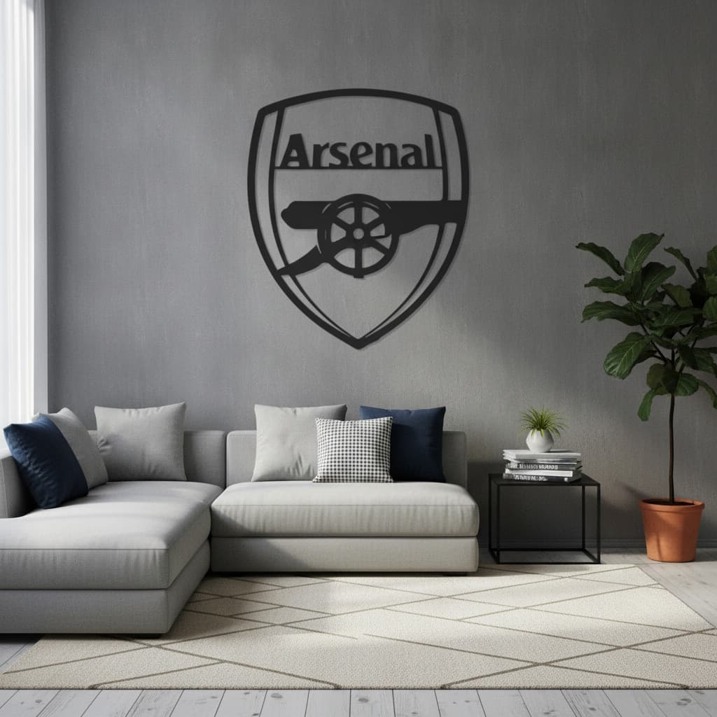 Arsenal Logo Metal Wall Decor – Premium Indoor Art by The India Decor thumbnail 4
