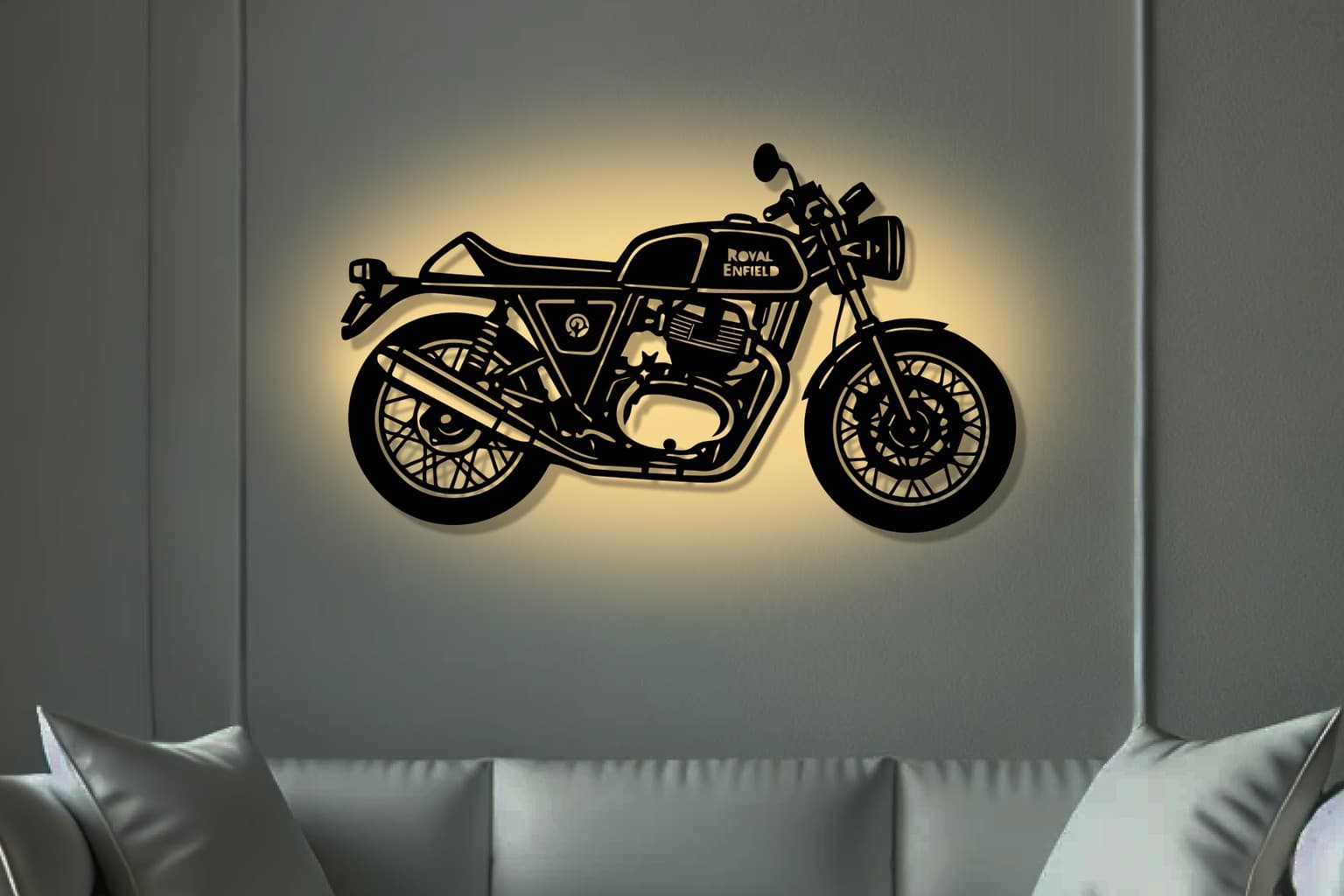 Royal Enfield Wall Art: GT 650, Himalayan and Super Meteor Decor