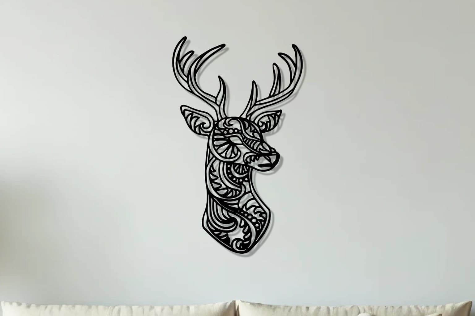 Deer Wall Art: Sika Deer, Deer Family and Deer with Fish Decor