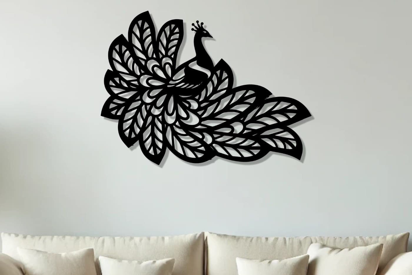 Nature Wall Art: Sunflower, Peacock, Butterfly and Tree Decor