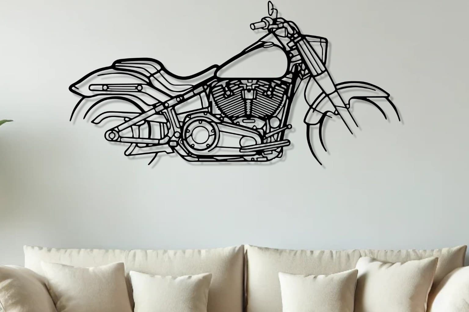 Classic Motorcycle Wall Art: Fat Boy, Indian, Triumph and Yezdi Metal Decor