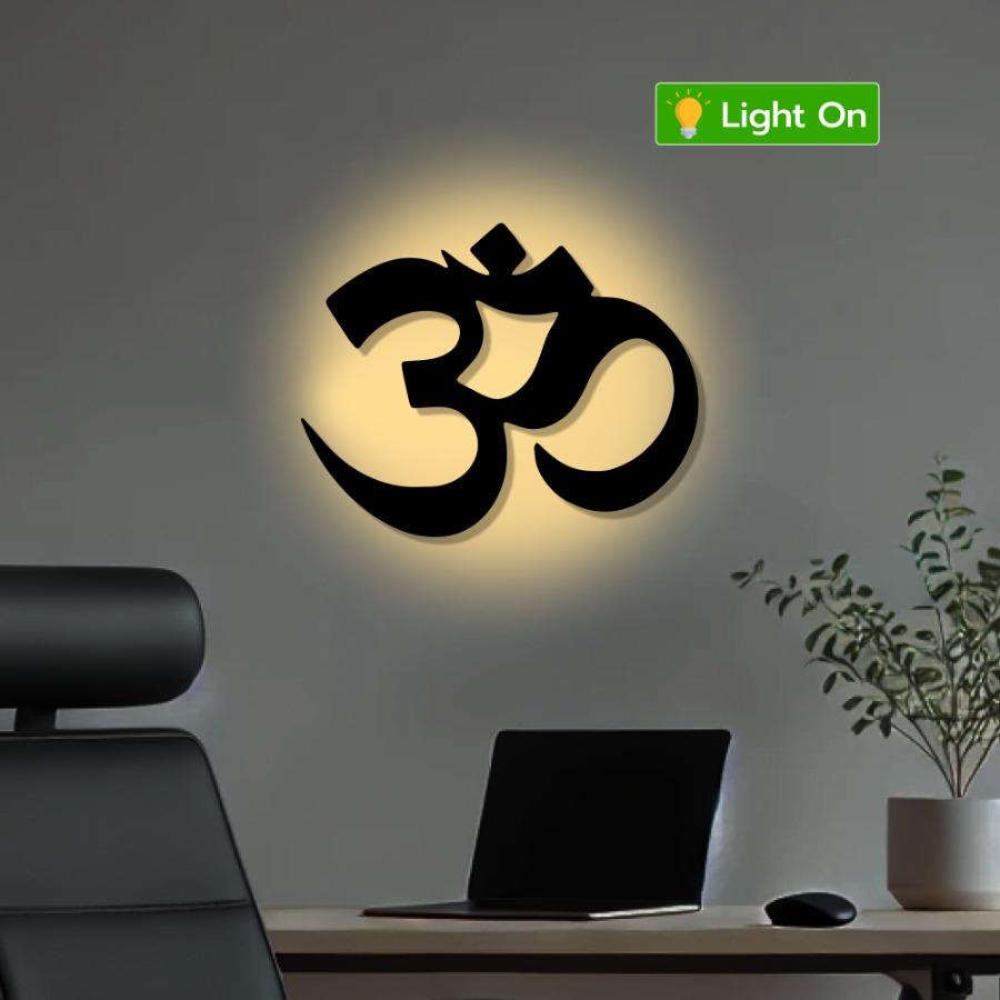 Spiritual Om Symbol Metal Wall Art | Peaceful Meditation Decor