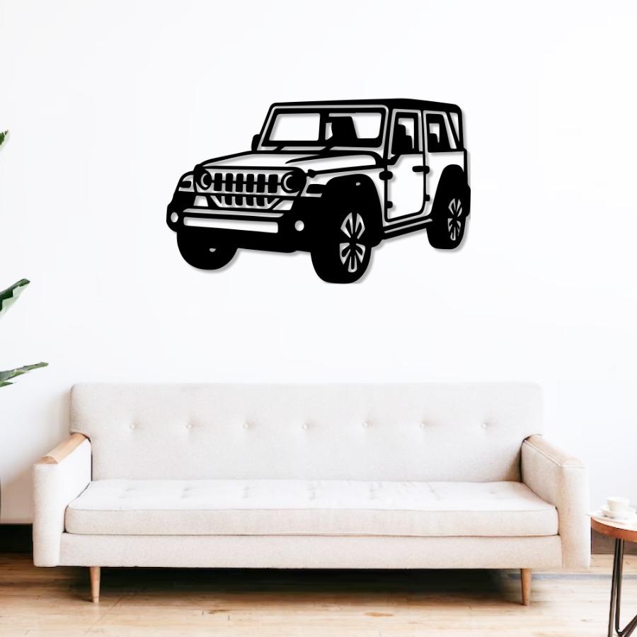 Mahindra Thar Roxx - Car Metal Wall Art
