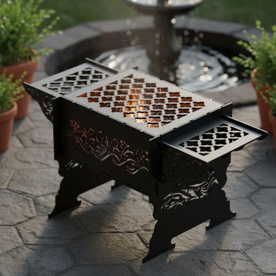 JaliDragon Portable | Collapsible Fire Pit - Precision Crafted